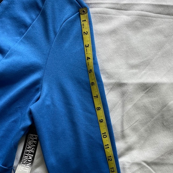 New York & Company Tall V-Neck Belted Flare Dress Super-flex Sz L/Petite - Picture 8 of 16